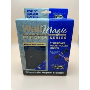 Wagner WallMagic 5" Designer Foam Roller Covers Mountain Aspen 2pk 0510143